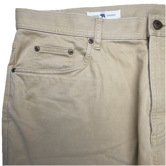 Onward Reserve Mens 40x31 Performance 5 Pocket Khaki Pants Stretch - Picture 3 of 11